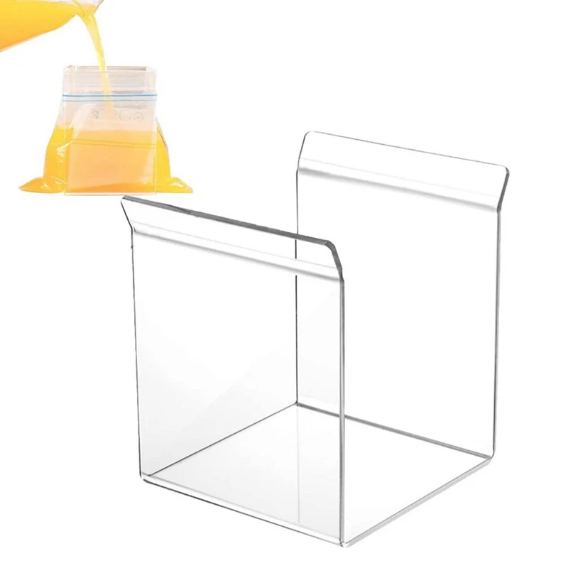 1 قطعة المطبخ الغذاء وجبة خفيفة ختم حقيبة عزل عدم الانزلاق تخزين أكياس ساندويتش حر اليدين حامل كبير