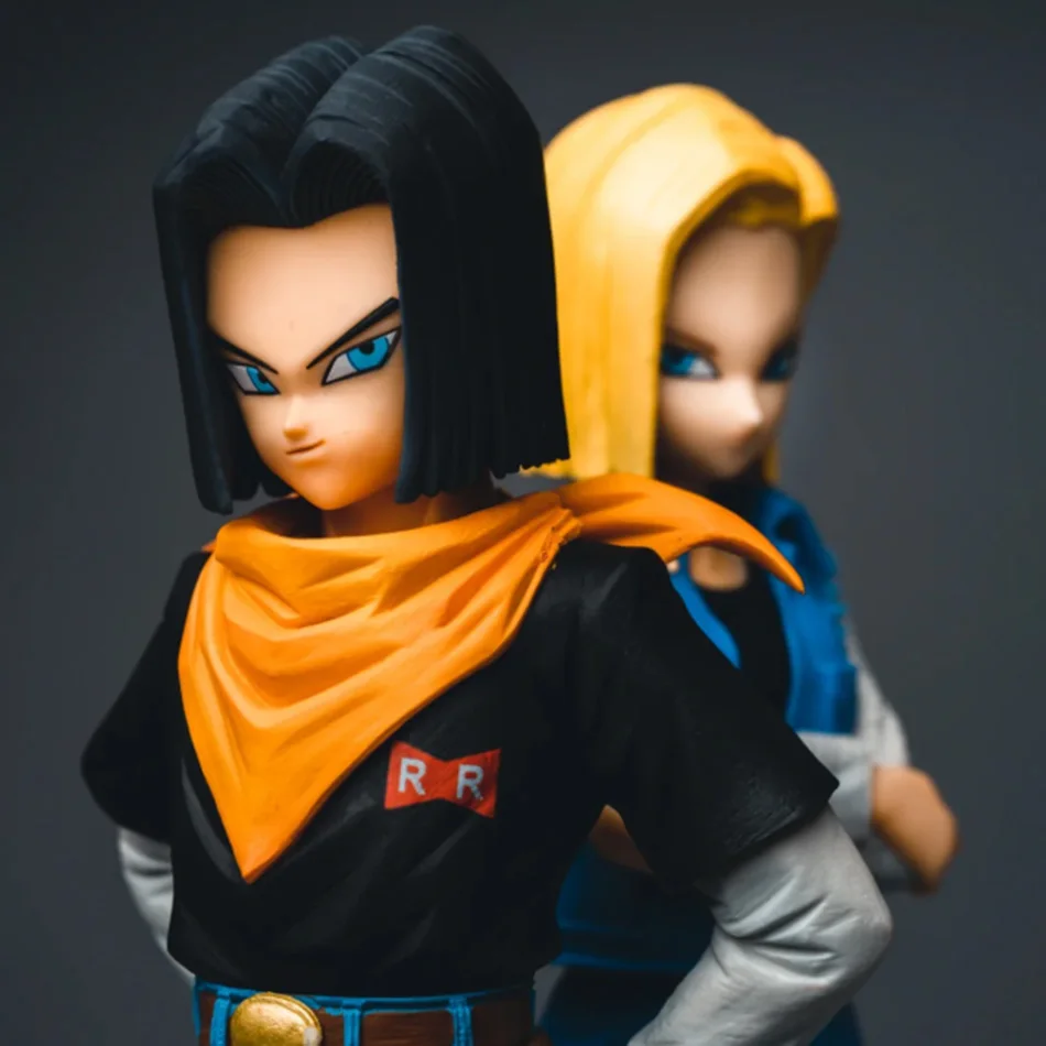 Figura de Anime de Dragon Ball Z, Androide 18, 26 cm, Figuras de Acción, Modelo de PVC, Estatua Coleccionable, Decoración, Juguetes, Adornos, Regalo de Navidad