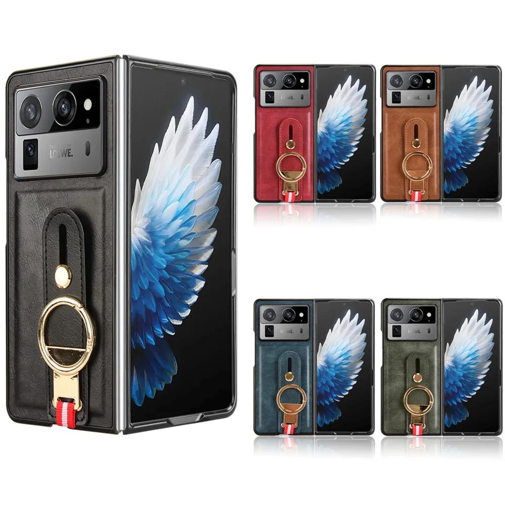 For Tecno Phantom V Fold2 Luxury Leather Flip Wallet Phone Case V Fold 2 AE10-OP AE10 OP AE10OP Case Stand Function Card Holder