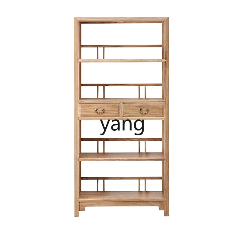 

LH Zen Furniture Old Elm Paint Free Bookshelf Bogu Cabinet Shelf
