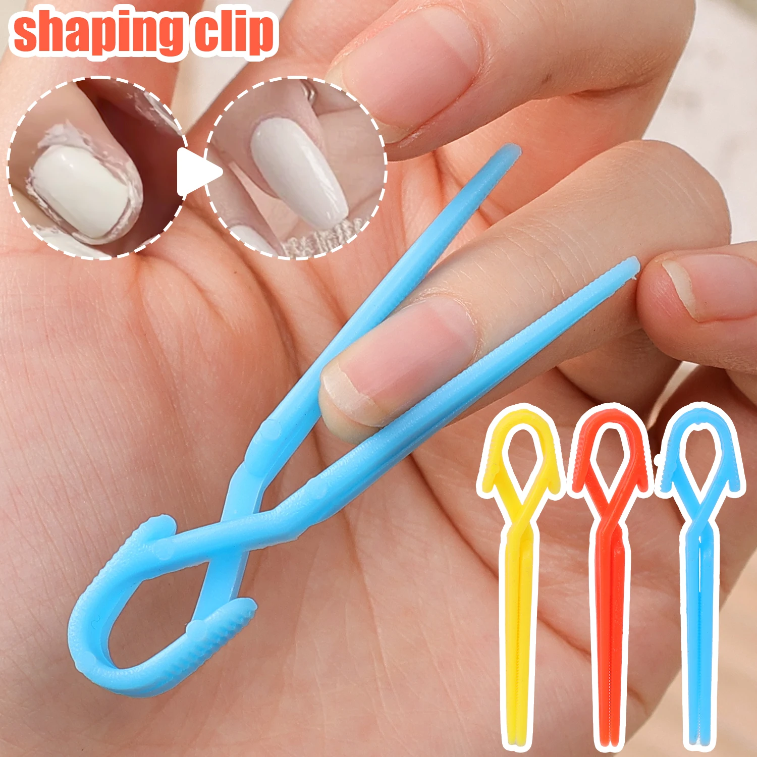 10/50Pcs Nagel Clip Set Öl Polnischen Auslaufsicher Gemischte Farbe Nail art Färbung Schutz Clips Verhindern Auslaufen maniküre Werkzeuge