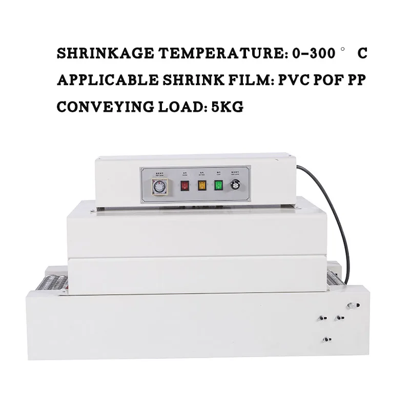 Infrared Heat Shrinkable Film Packaging Machine Commercial PVC Film Shrinking Packer Sealer