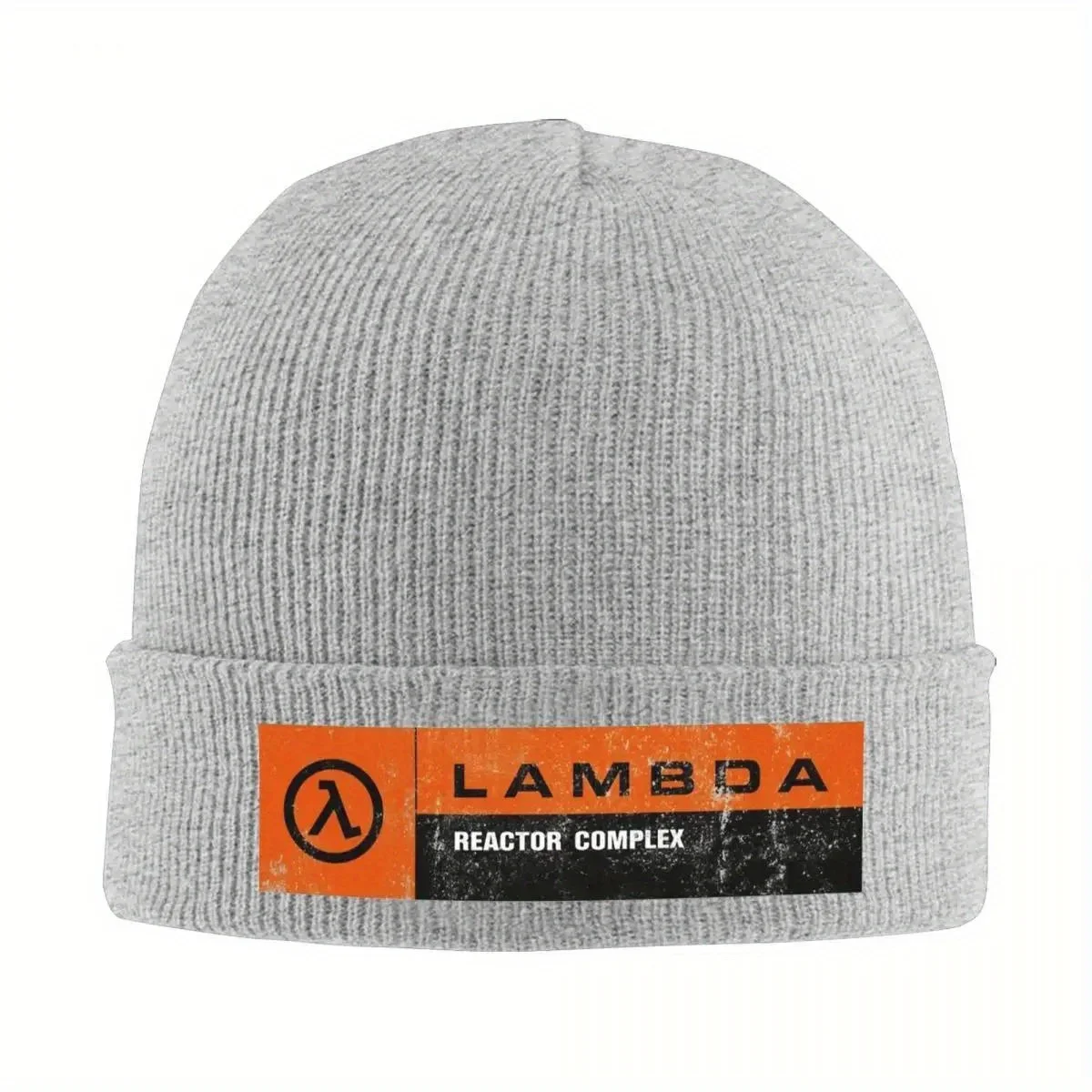 Funny Game Halfs Lifes Lambda Reactor Complex Signage Beanie Hats Bonnet Hats Men Women Knitting Hat Autumn Winter Elastic Caps