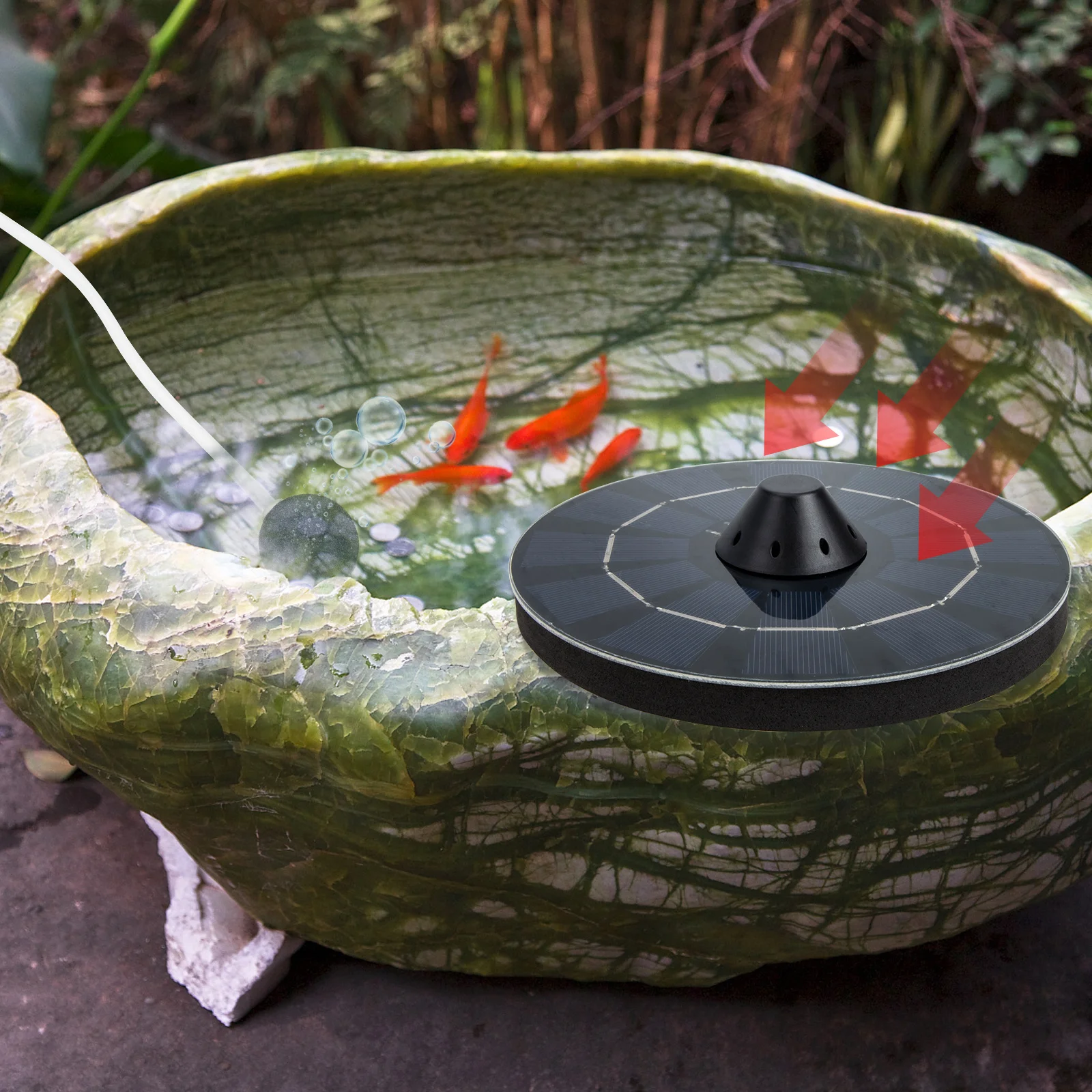 

1 set 1 Set Oxygen Pump Floating Pump For Pool Pond Hydroponic Fish Tank Oxygenation Tool Solar Powered Pond Aerator