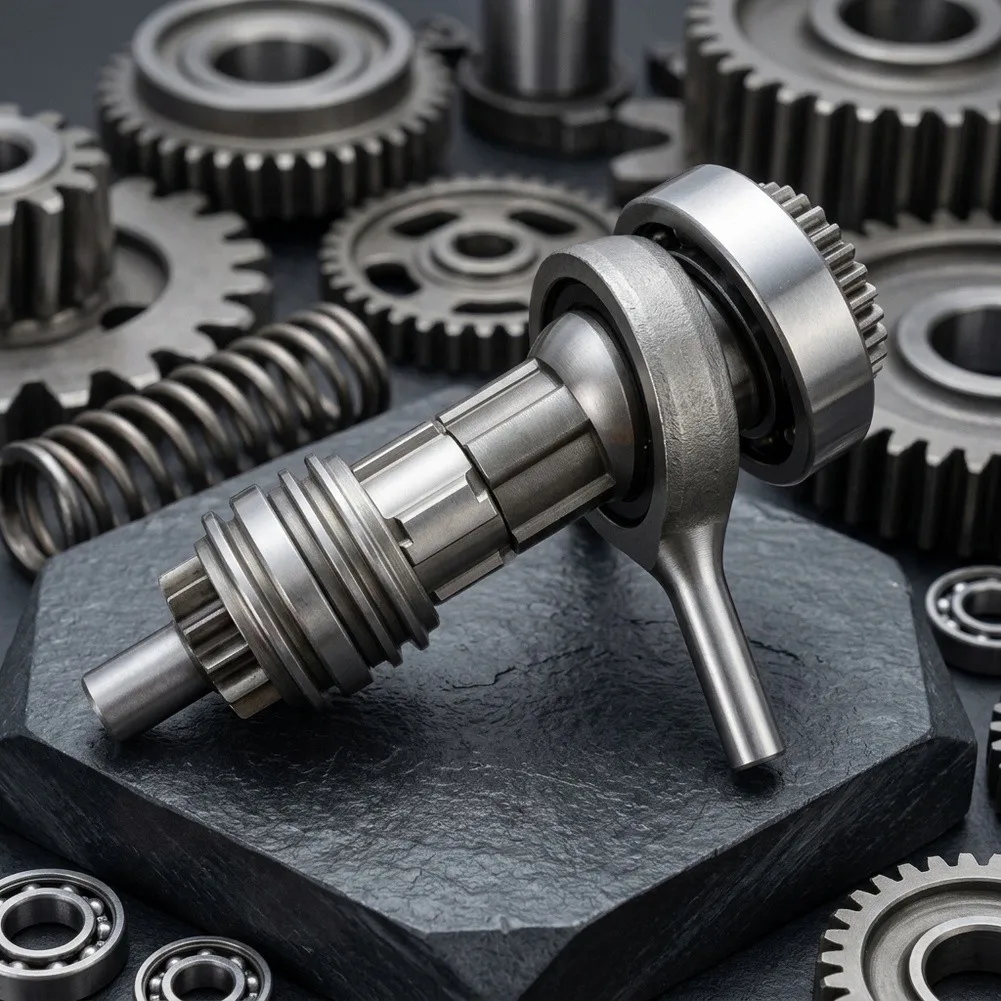 Shaft Gear Replacement for TBH2000DRE Electric Hammer Intermediate Shaft Part Number 1619P09185 Metal Construction
