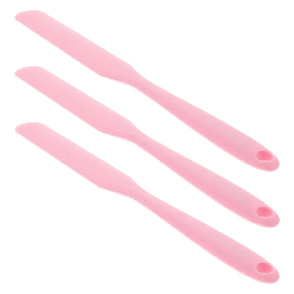 

3pcs Silica Gel Waxing Sticks Hair Removal Hard Wax Rod Epilator Pink Large Area Coverage Wax Accessories Spatula Tool