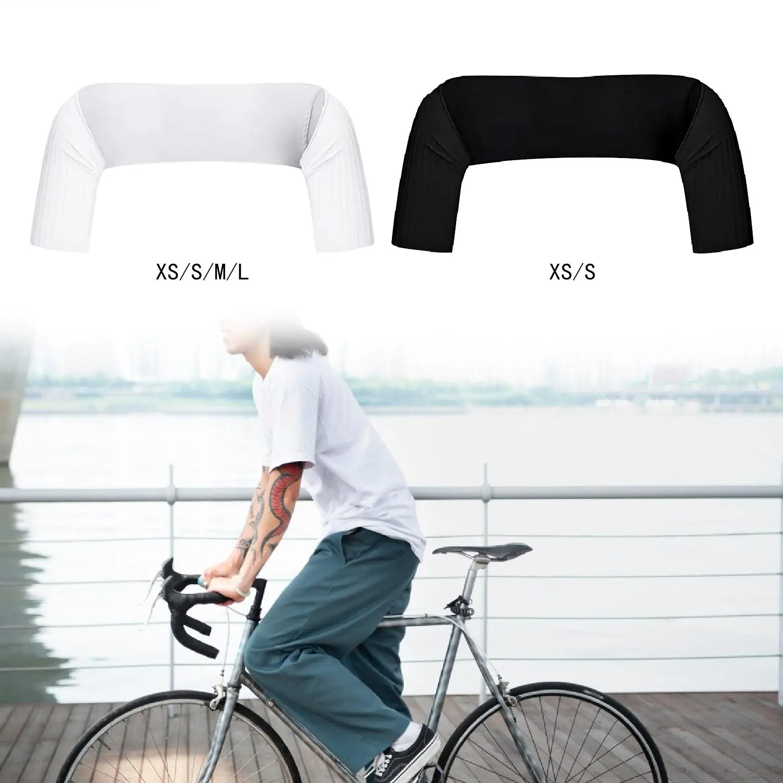 أكمام ركوب الدراجات سريعة الجفاف ومتعددة الوظائف ومتعددة الاستخدامات لحماية الذراع للنساء والرجال والعتاد للبالغين غطاء للأكمام للدراجة قابل للتنفس #2