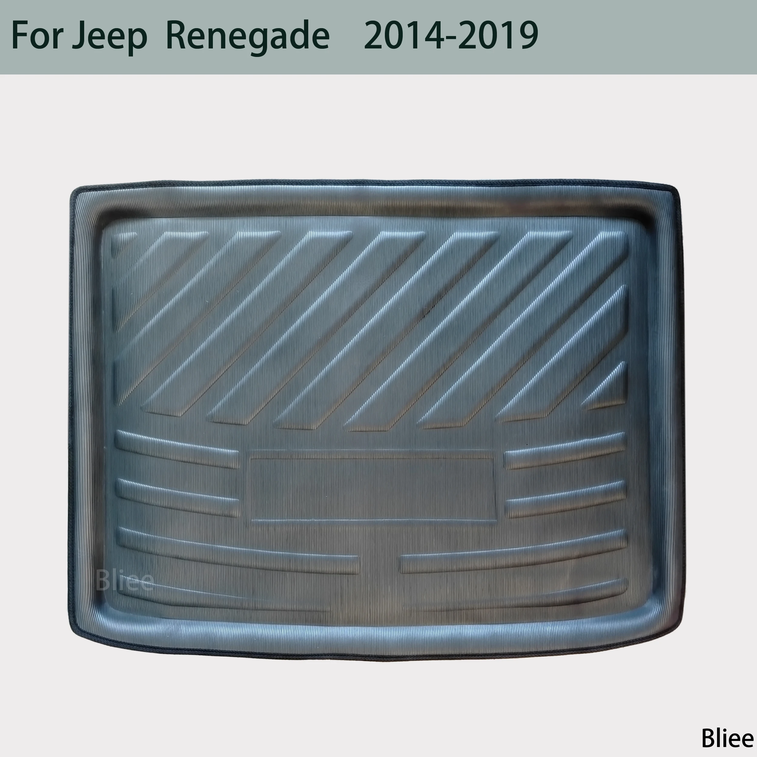 For Jeep Renegade 2014 2015 2016 2017 2018-2022 Car Rear Boot Cargo Liner Tailored Trunk Mat Floor Tray Carpet Mud Protection