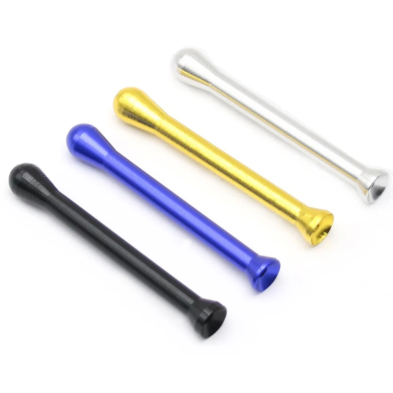 4Pcs Aluminum Metal Kit Tube Colorful Bag Herb Storage Pen Style Stash jar Accessories Straw Cool Gadget for Men