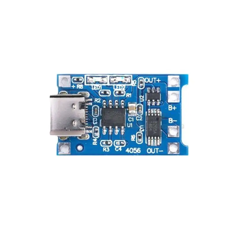 

TP4056 1A Lithium Battery Board Module Type-C USB Interface Charging Protection 2-in-1