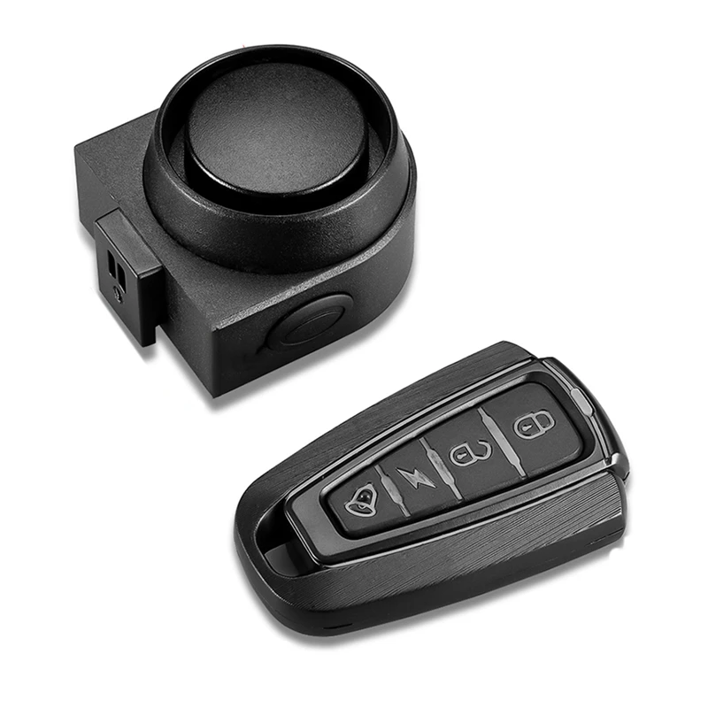 Alarma antirrobo de seguridad con carga USB, Control remoto para motocicleta y bicicleta eléctrica, a prueba de polvo