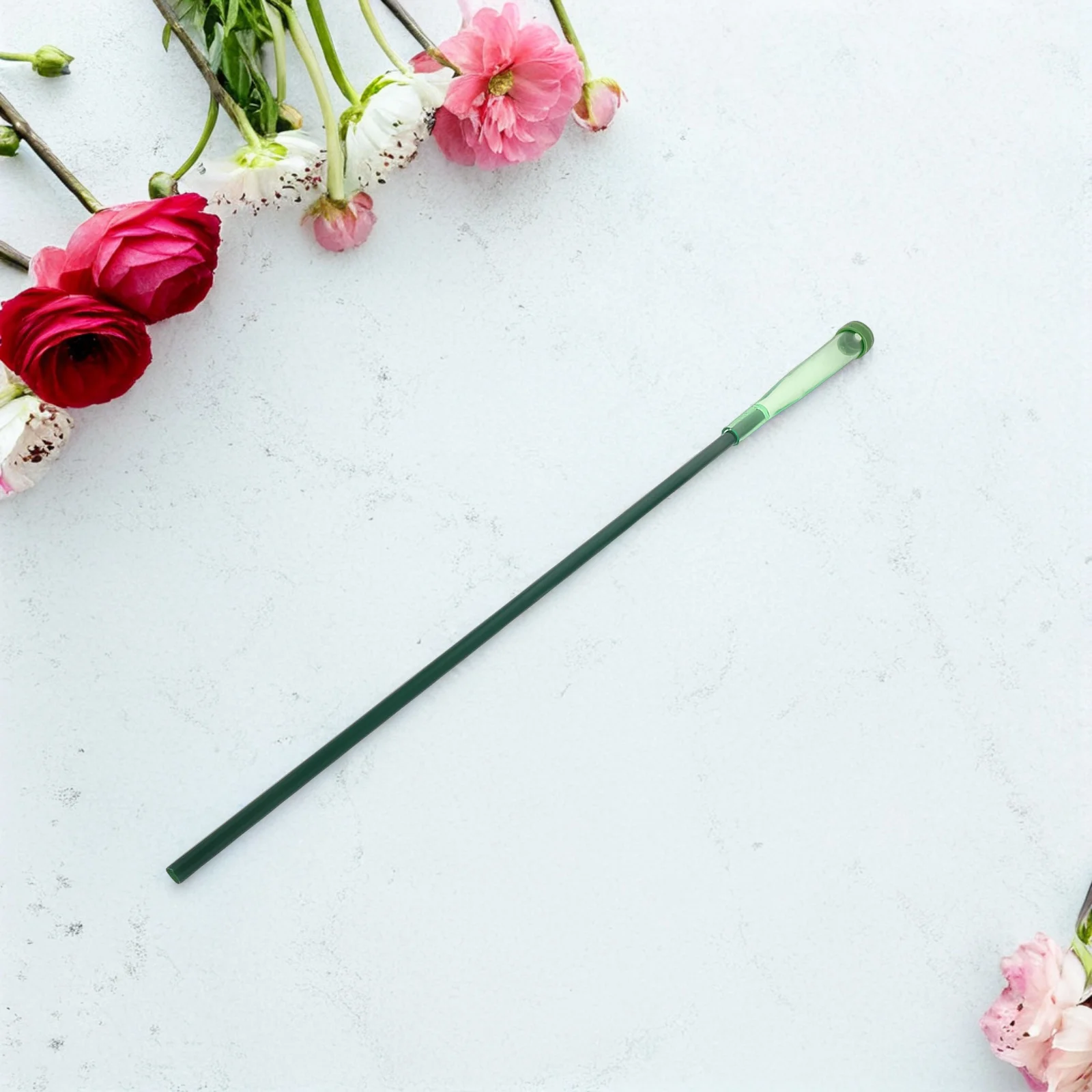 

Flower Preservation Tube Stem Arrangements Supply Green Plastic Bouquet Supplies
