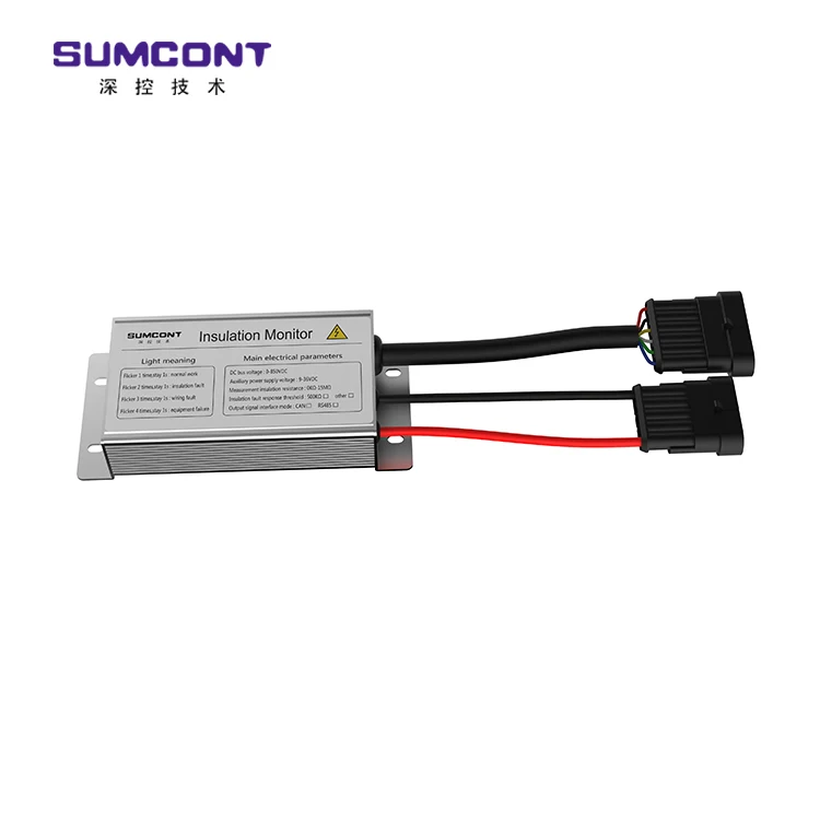 High Precision SUMCONT SC-JCYC024C01 18-36V/24V 0-850V CAN Enabled DC Insulation Monitor/Detector -40-85 New Energy