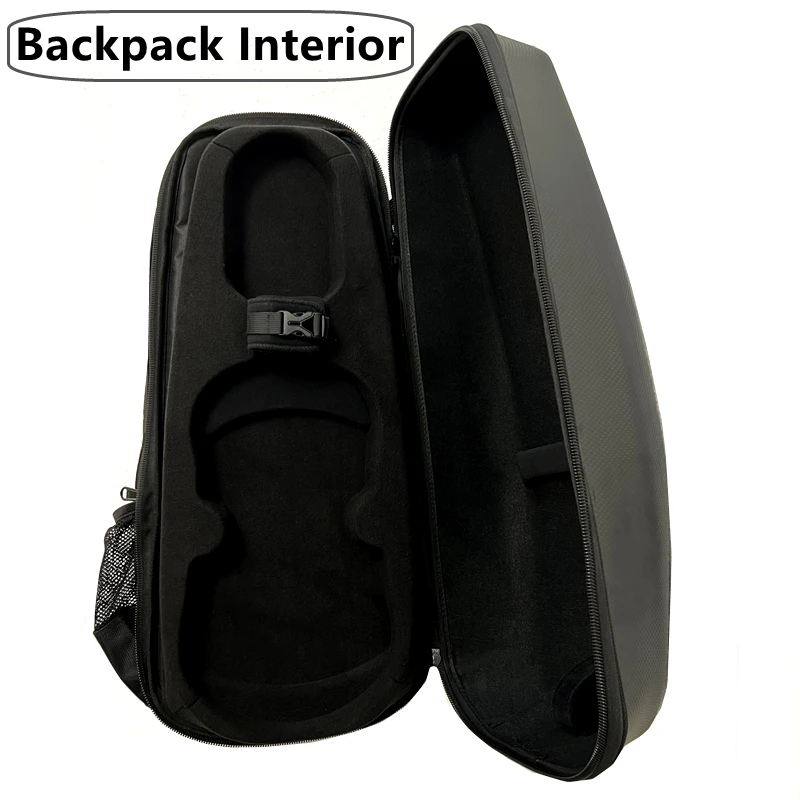 Backpack design composite carbon fiber 4/4 violin Case,Hard Shell Storage Protect Violin box bag Waterproof shockproof backpack