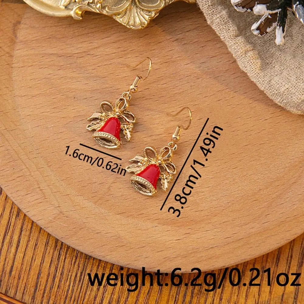 عالية الجودة سانتا كلوز طقم من الحلقان الإبداعية أسلوب بسيط استرخى أقراط ثلج قلادة مجوهرات اكسسوارات