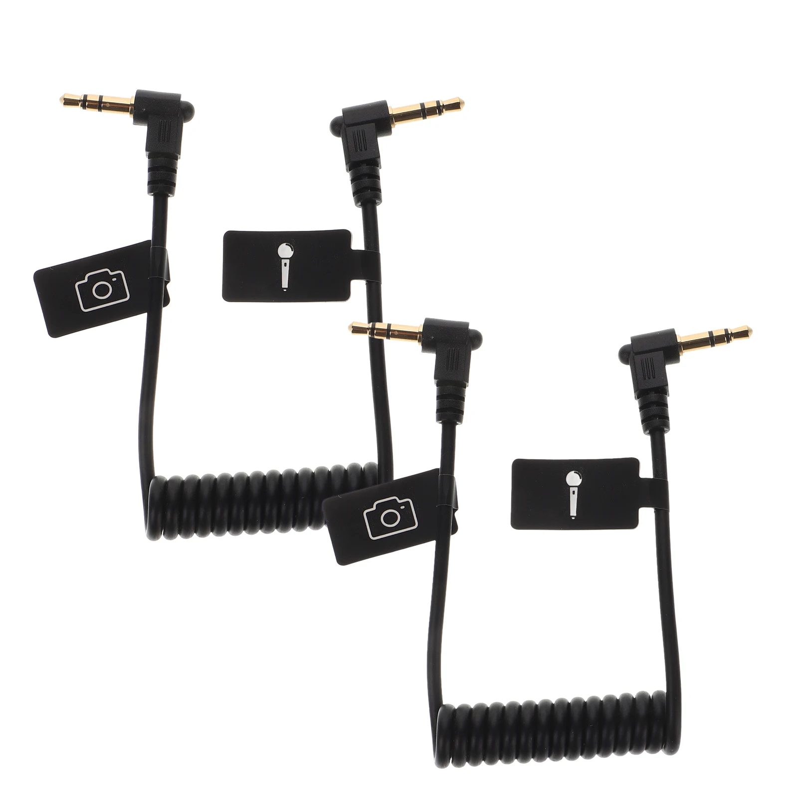 

2pcs 3.5Mm Trs To Trrs Adapter High-Quality Durable Microphone Extension Cable For Smartphones Dslr Universal Plug-And-Play