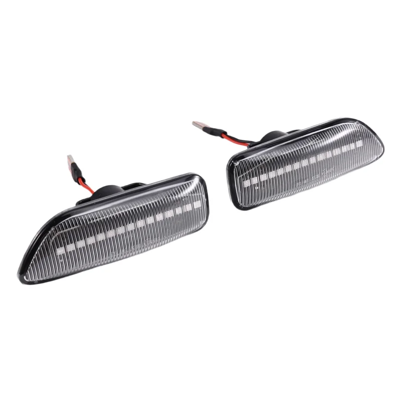 

2Pcs Flowing LED Dynamic Side Marker Turn Signal Light For Volvo S80 XC90 XC70 V70 S60 2001-2009