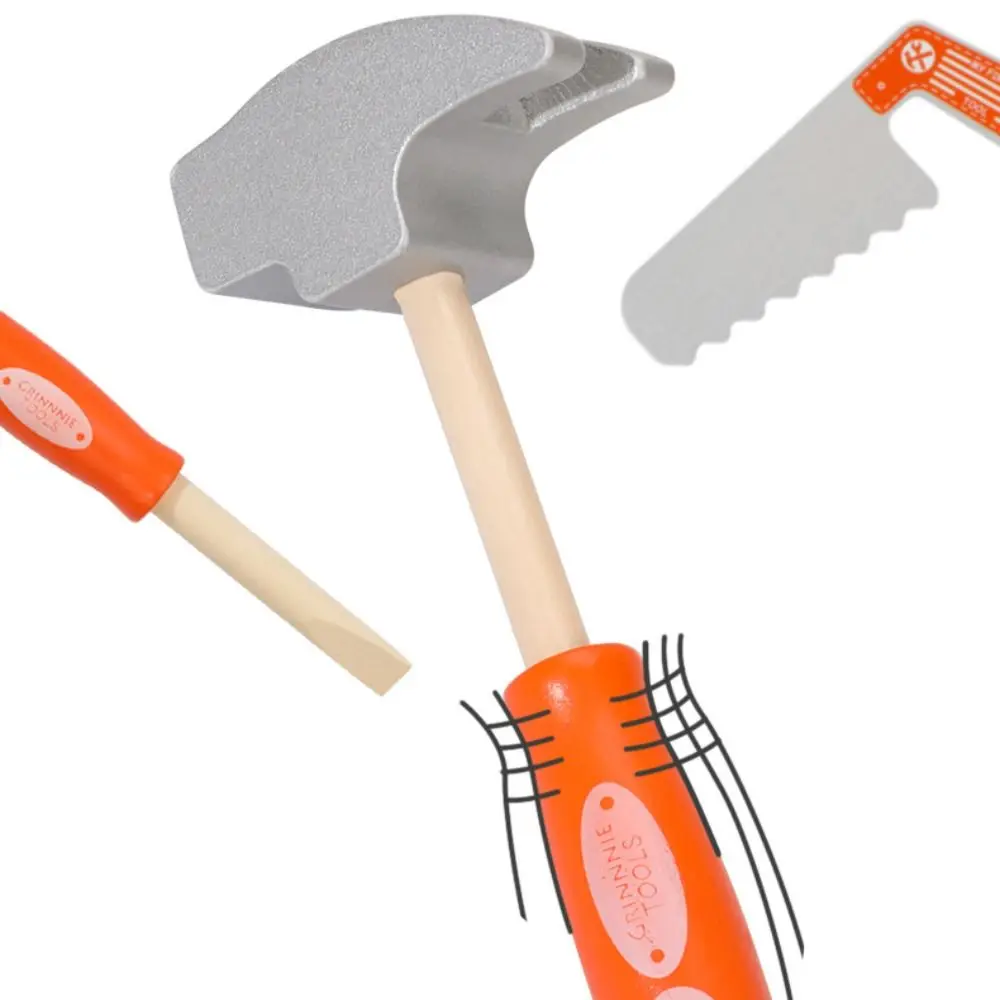 Hout Houten Gereedschapskist Gereedschapskist Fantasiespel Gereedschap Puzzel Demontage Set DIY Moer Schroef Simulatie Reparatie Tool Peuters Jongens