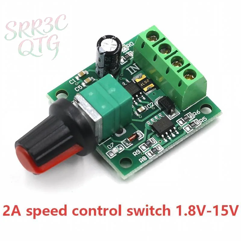 Hot PWM DC Motor Speed Controller With Adjustable Knob Stable Performance Perfect For DIY Electronic Projects Motor Modification