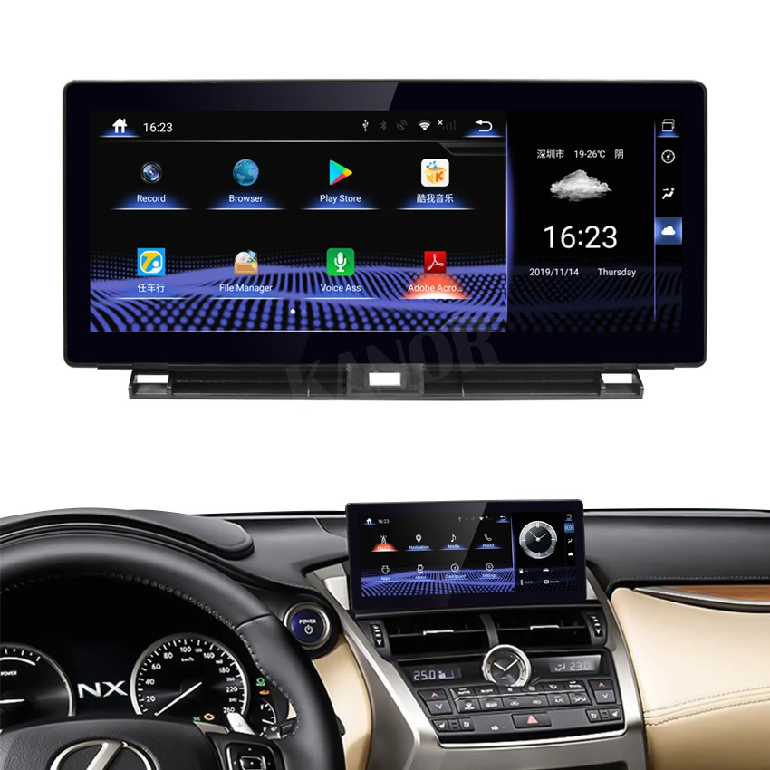 

10.25'' anti-blue ray touch screen android 10.0 car stereo for Lexus NX300H NX300 NX200t 2015-2017 multimedia system