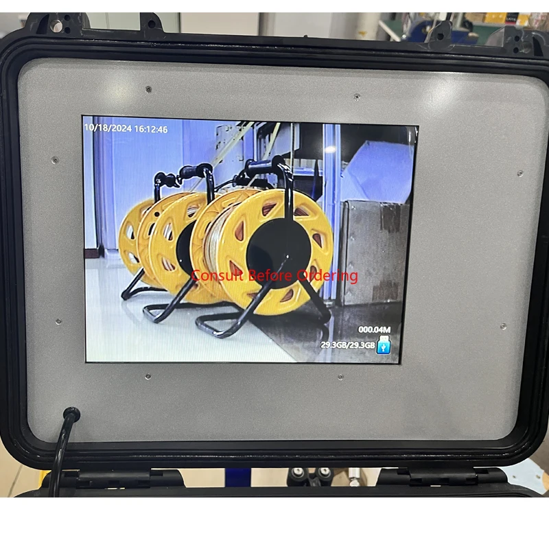 Poço de água com guincho montado em trilho 1000m poço profundo guincho de descente subaquático água profunda