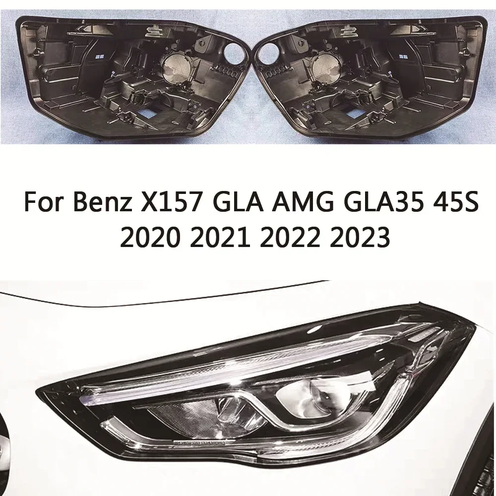 

База для Benz X157 GLA AMG GLA35 45S 2020 2021 2022 2023, крышка основания фары, чехол для дома, корпус, лампа, задняя поддержка