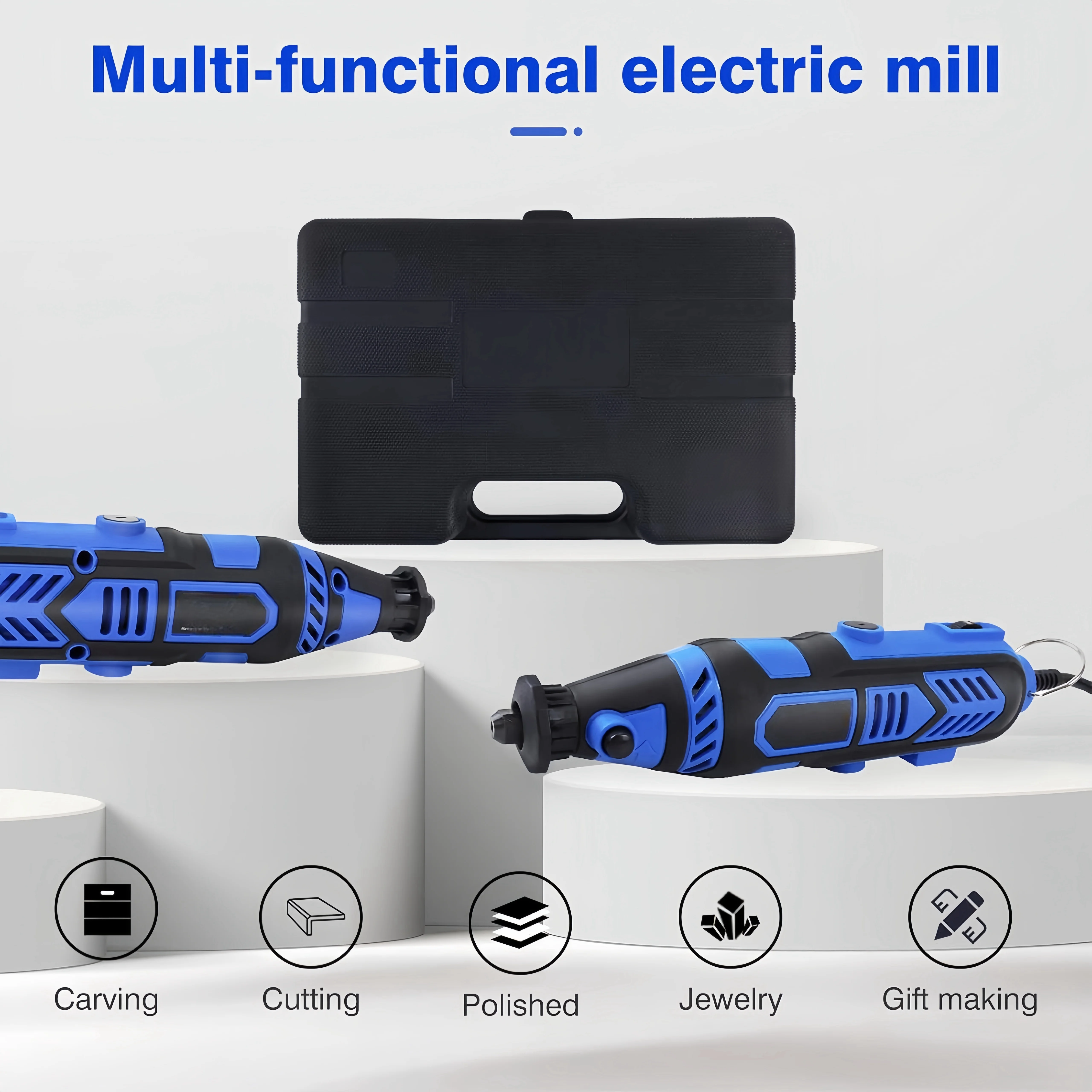 300W Power Electric Rotary Tool With 80pc Accessories Mini Rotary Multi-Tool Kit,6Variable Speed Electric Grinder Set
