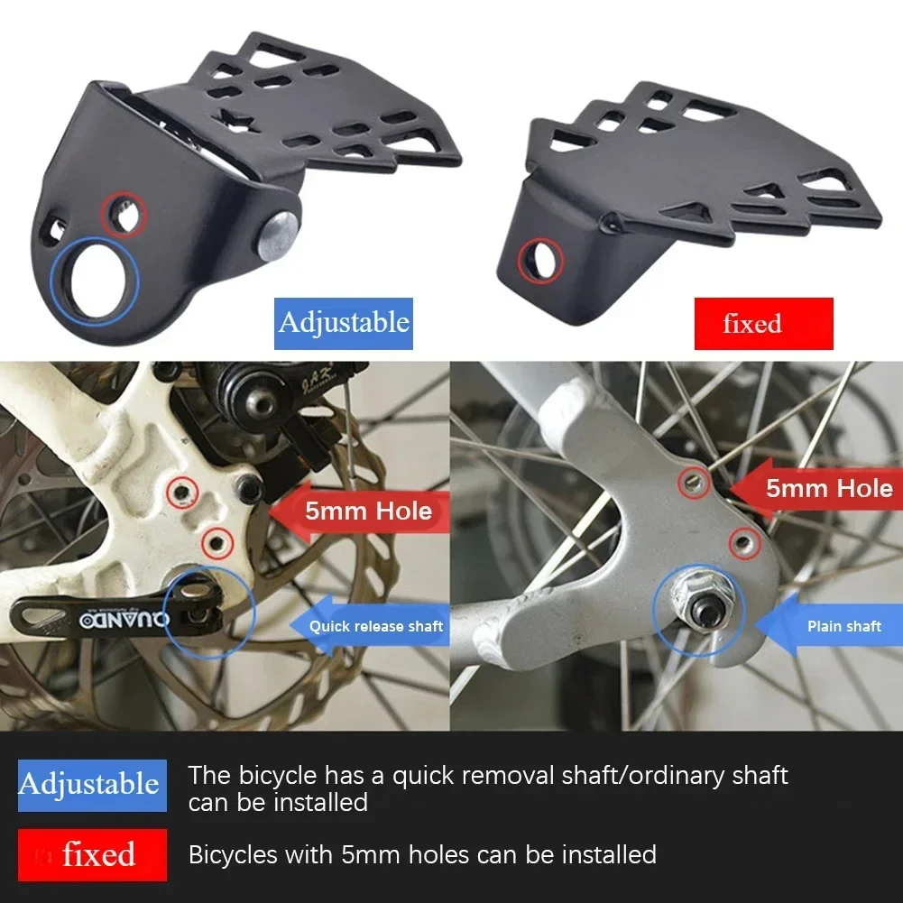 1 Paar faltbare hintere Fußrasten, rutschfeste Sicherheits-Fußstütze für Fahrrad-Rücksitz, langlebiges MTB-Ersatzzubehör – Detail 5