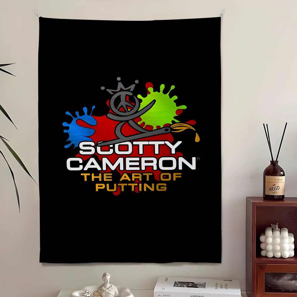 Wall art background banner Golf scooter c-camerons perfect for home and living bedroom decoration fashionable tapestry