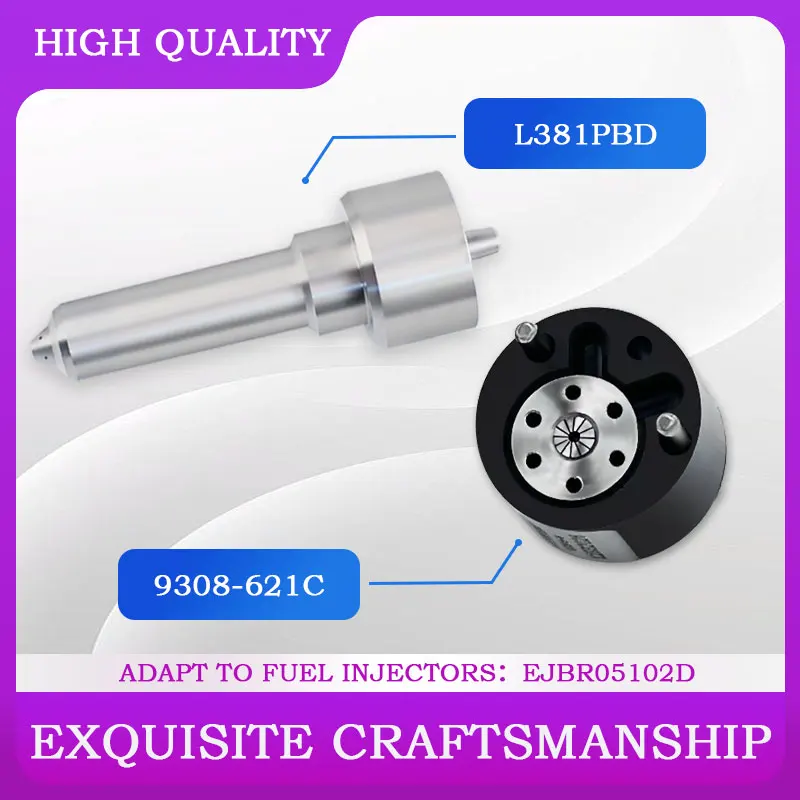 L381PBD + 9308-621C Diesel Engine Common Rail Fuel Nozzle & Control Valve Combo Kit Suitable For EJBR05102D Injector YF3028