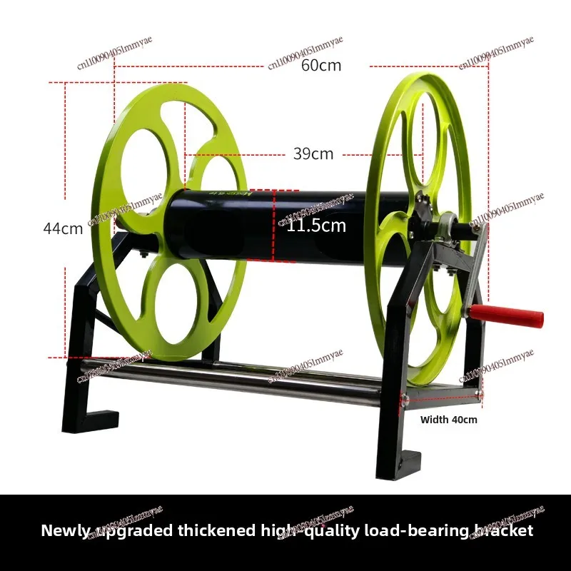 4 minutes 6 minutes 1 inch water pipe storage rack thickened coil rack hand crank iron frame
