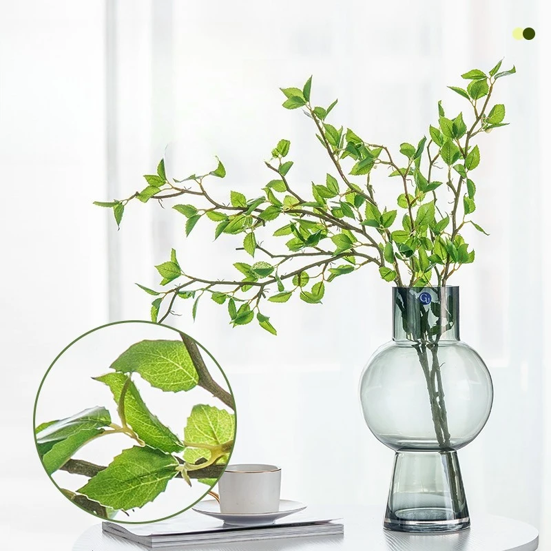 شريط يدوي متعدد البتلات أوراق سبعة نجوم يترك شجرة جرس يابانية محاكاة أوراق صناعية للنباتات الخضراء #1