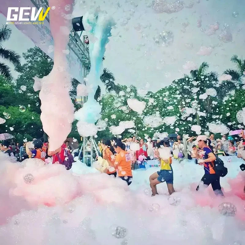 3000W ALL-IN-ONE Bubble Jet Cannon Machinery Spray Party Foam Machine for Swimming Pool Party