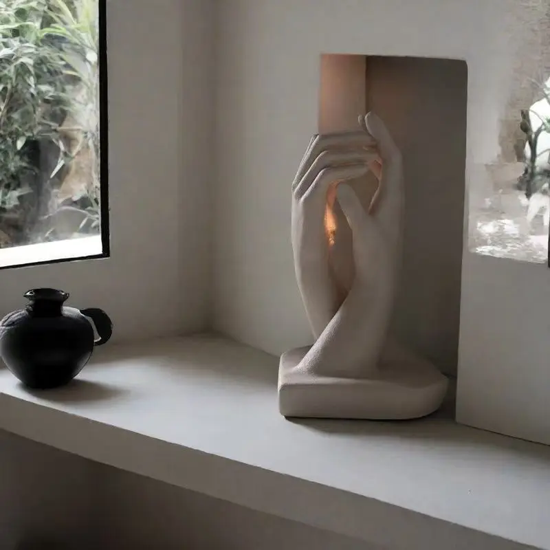 

for Jellypaint Original Intersecting Force Handmade Art Aromatherapy Candle Holder 3D Sculpture Home Decor Family Ornament