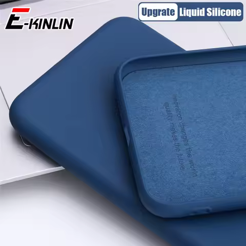 Liquid Silicone Phone Case For Samsung Galaxy A22s A52s A02s A12 A22 A72 A32 A52 4G 5G Slim Soft TPU Full Protection Cover