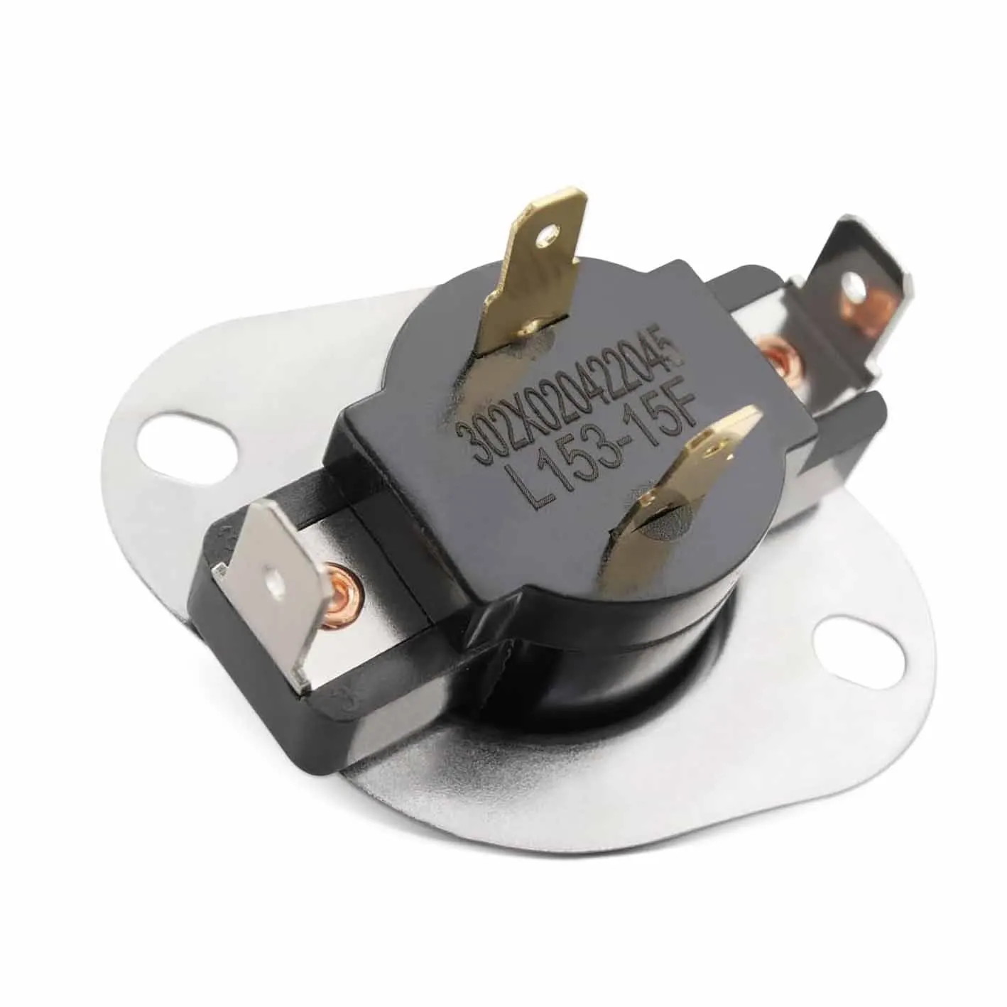 Dryer Repair Sliver D504515 Thermostat Monitor Internal Dryer Temperature Thermostat Dryer Replacement Easy Install