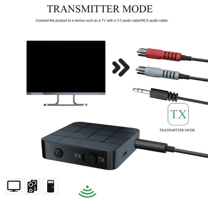 Bluetooth-совместимые приемники-передатчики. Передача звукового сигнала на расстояние до 32,8 футов K1KF