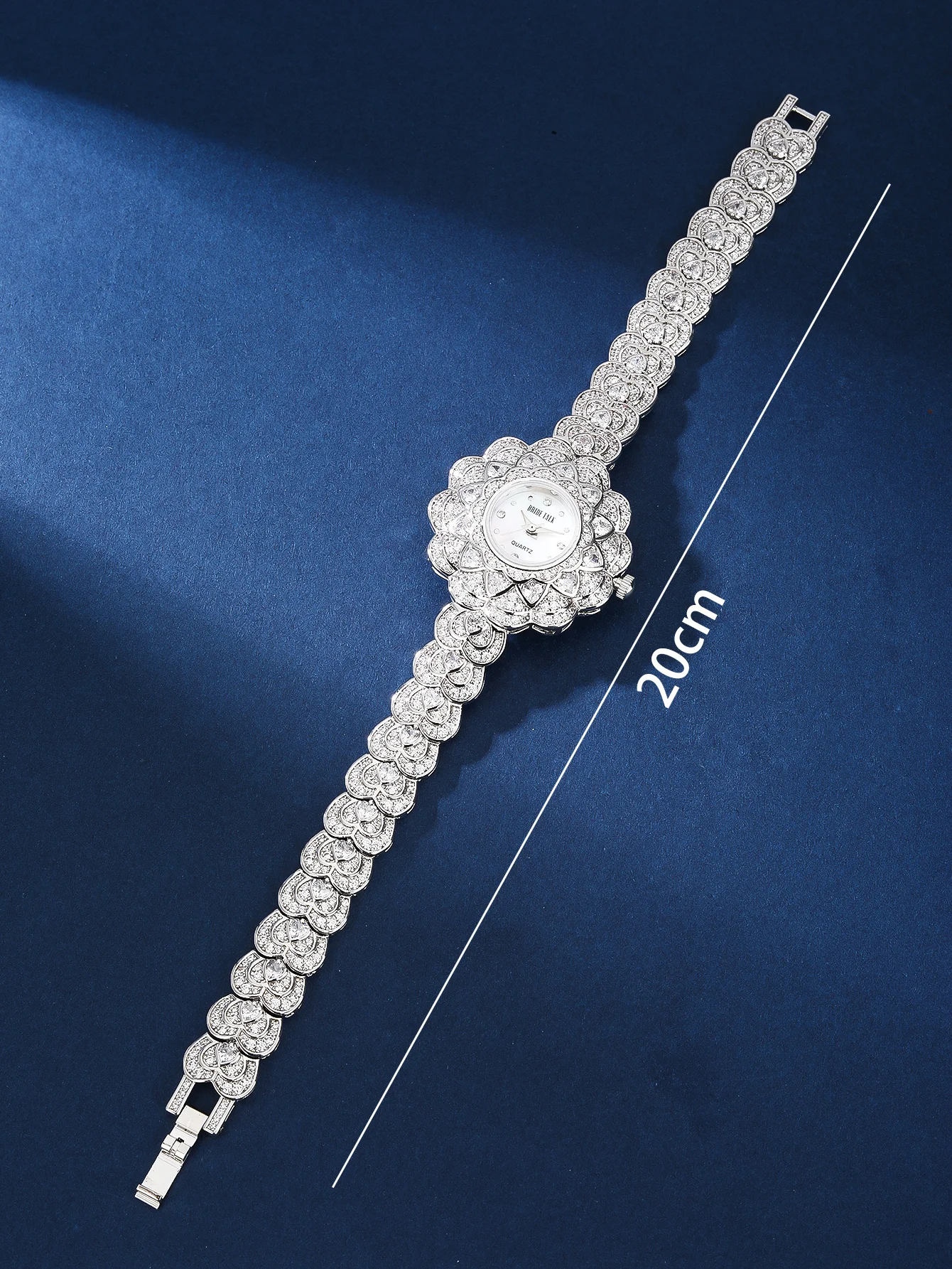 TIRIM Gorgeous Watch for Women AAA Cubic Zircon Sun Flower Bracelet Watch for Wedding Party Fashion Jewelry Made with Wholesale