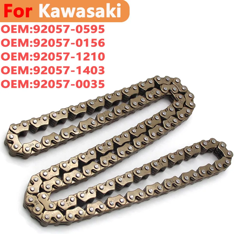 

Cam Timing Chain For Kawasaki EX250 Ninja 250 EX300 Ninja 300 KLE300 Versys-X KLE250 Versys-X ER300 Z300 ER250 Z250 92057-0035