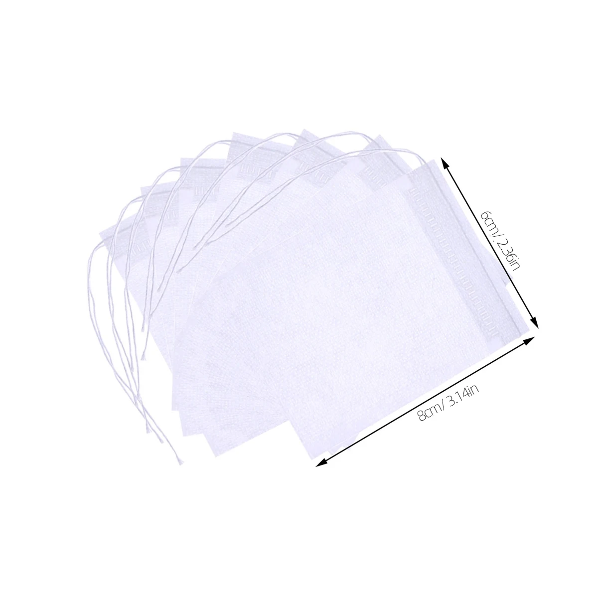 

Drawstring Tea Filter Bags Tea Bags Non-Woven Tea Bags Empty Bag for Loose Leaf Tea