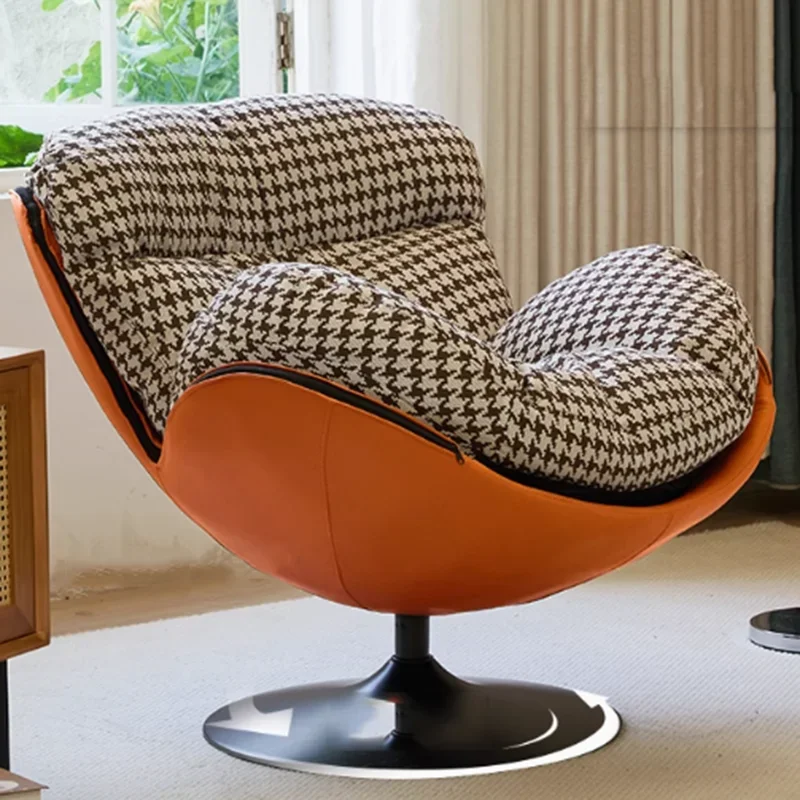 Grote Moderne Woonkamerstoelen Draaibaar Luxe Ontspannen Comfy Design Stoelen Fauteuil Luie Rookwolken Sedie Da Soggiorno Meubelen