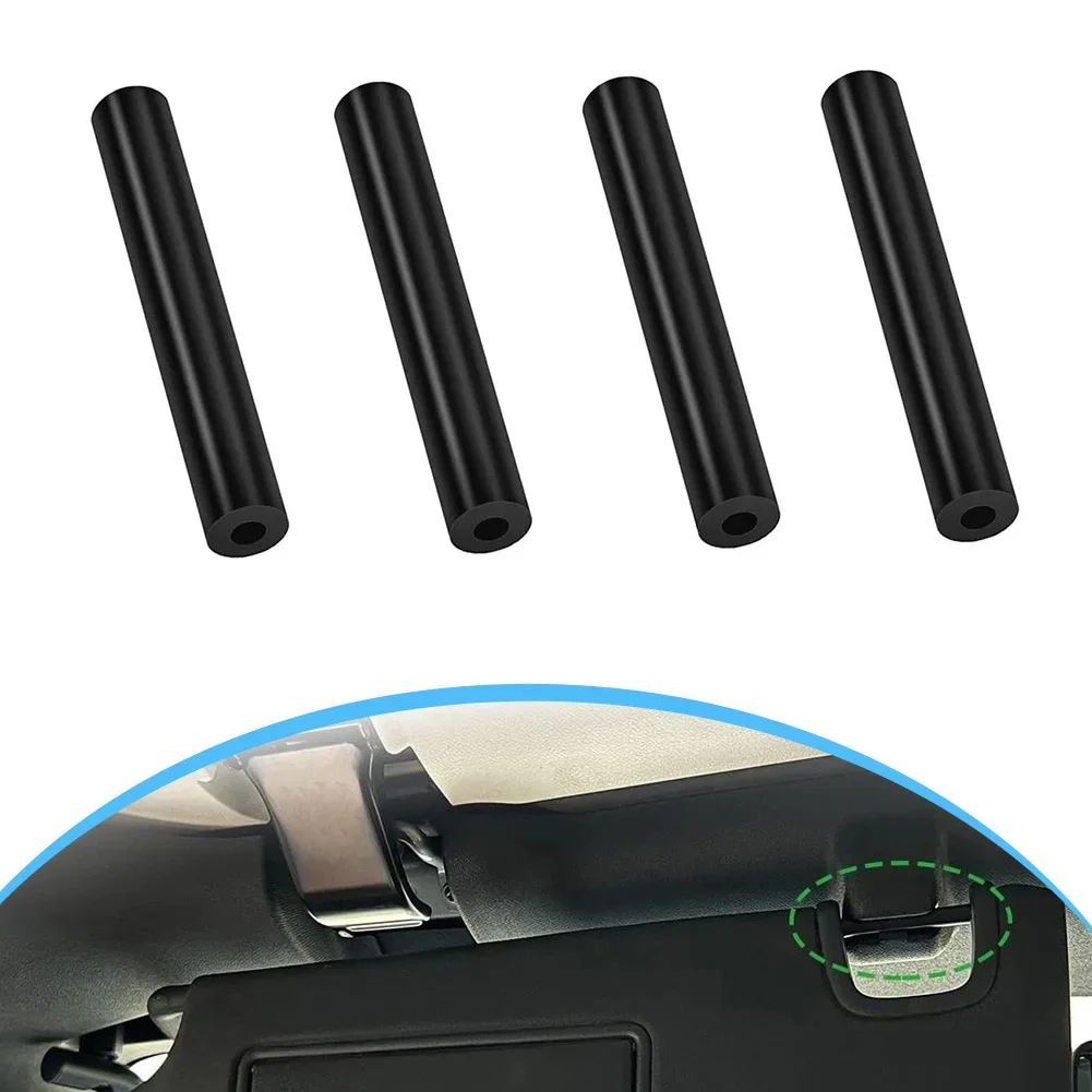 4Pcs Sun Visor Repair Tube Set for Jeep For Wrangler For JK 2007-2017 For JKU Left Right Side Direct Fit Replacement