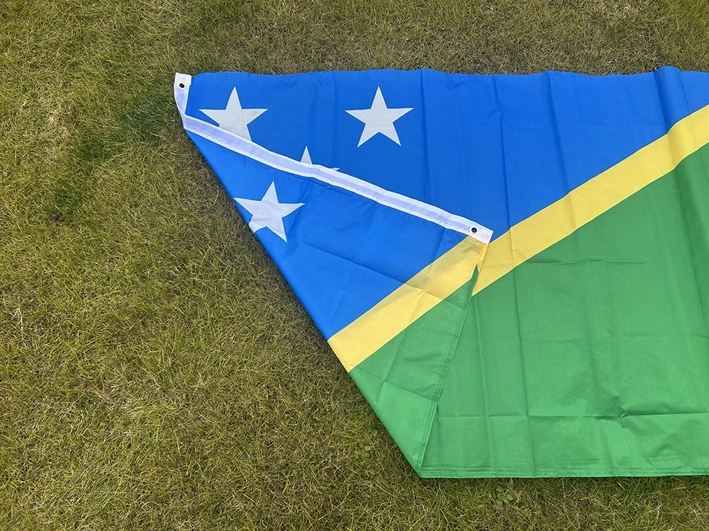 Banderín Islas Salomón poliéster resistente a la intemperie - imagen 2