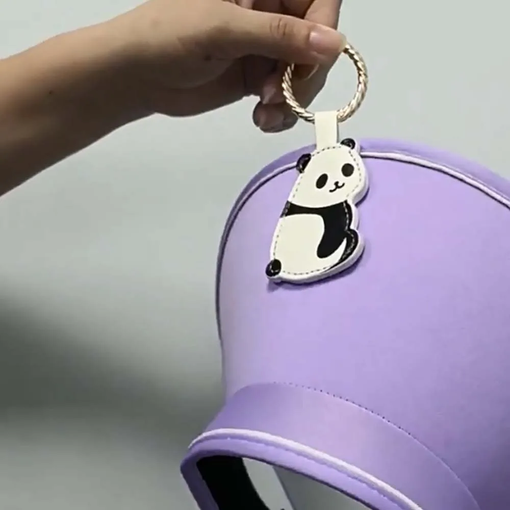 بو الجلود مشبك قبعة مغناطيسي خفيفة الوزن لمكافحة خسر الباندا كاب كليب البوليستر مقاوم للماء التطريز البطريق المفاتيح تنوعا #4