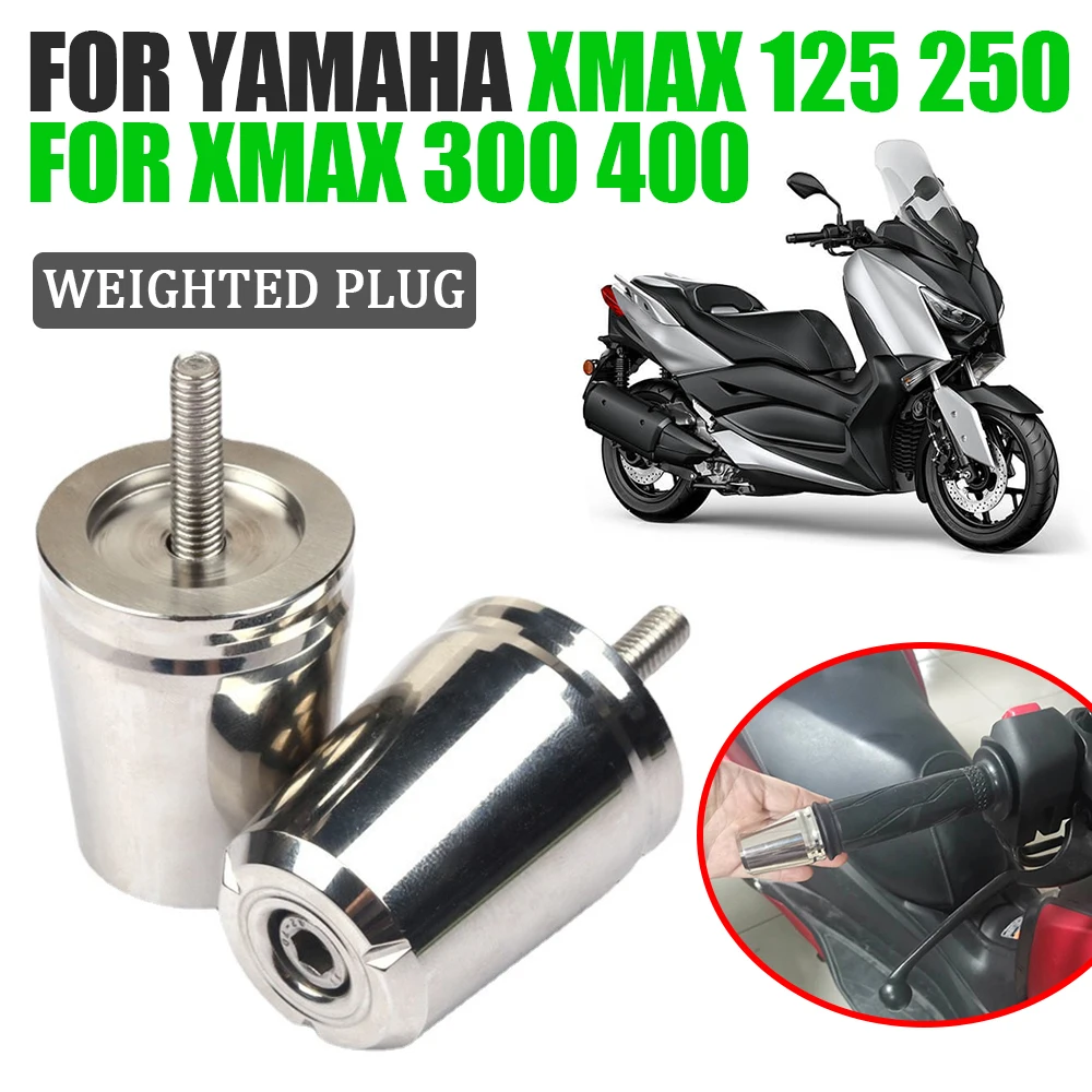 

For Yamaha XMAX300 XMAX 300 X-MAX 250 125 400 Motorcycle Accessories Handlebar Grips Handle Bar Cap Ends Plug Balance Slider