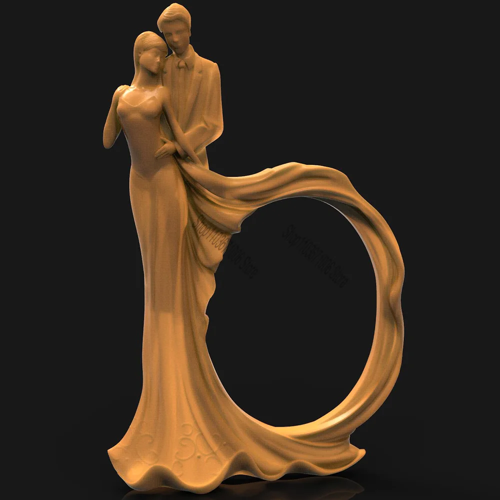 إطار عشاق نموذج STL ثلاثي الأبعاد لجهاز التوجيه باستخدام الحاسب الآلي Aspire Engraver طابعة ثلاثية الأبعاد ArtCam Cut3D