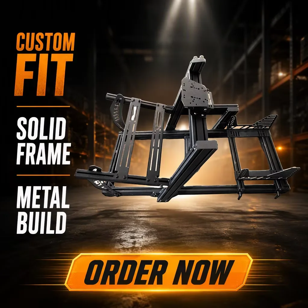 Customized Aluminum Profiles  And  T Slot Frame Kit For Racing Simulator Rig 4080 40120 40160 Aluminium Frames Simulator