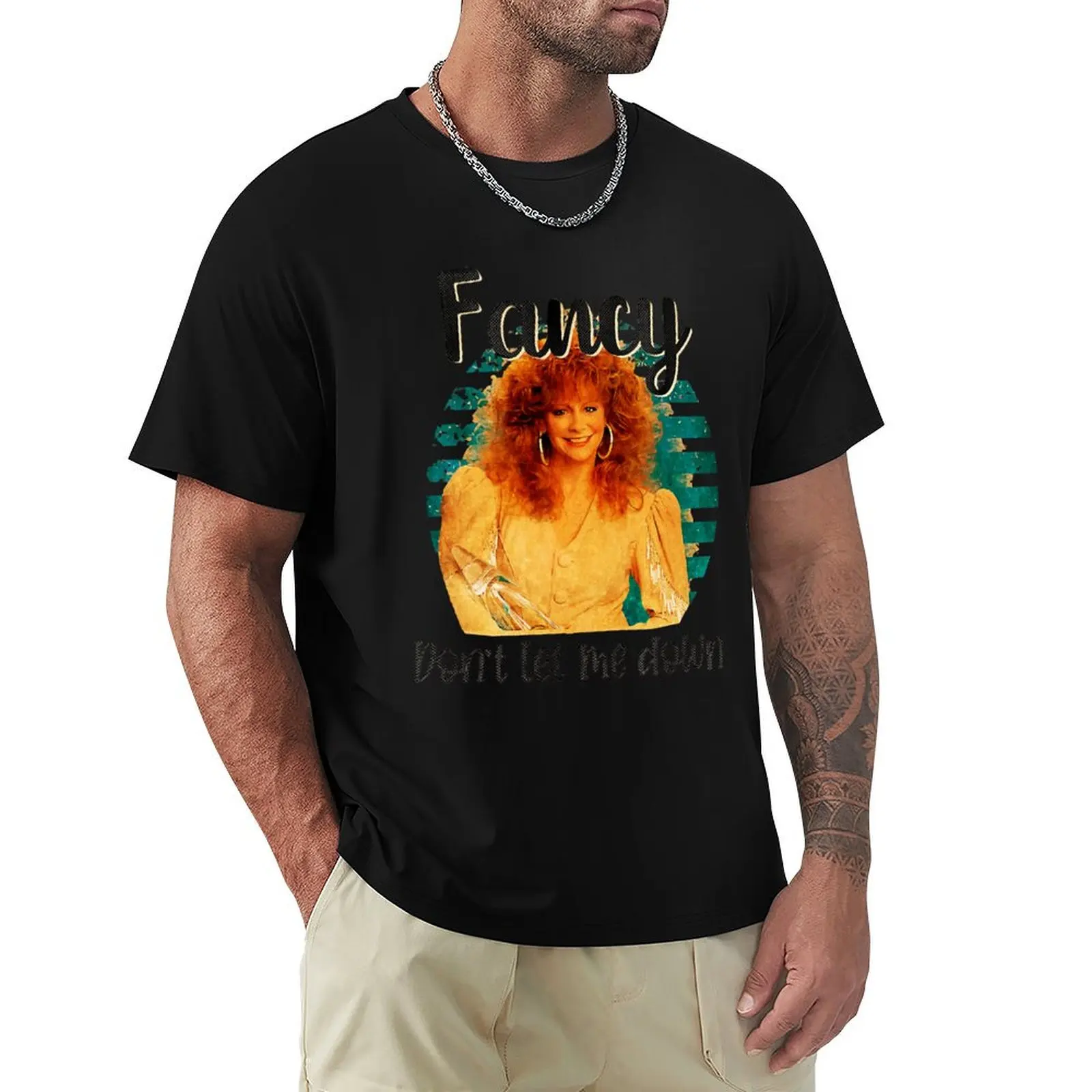 

Reba is Fancy Fresh Design T-Shirt Stain Resistant Casual Tee