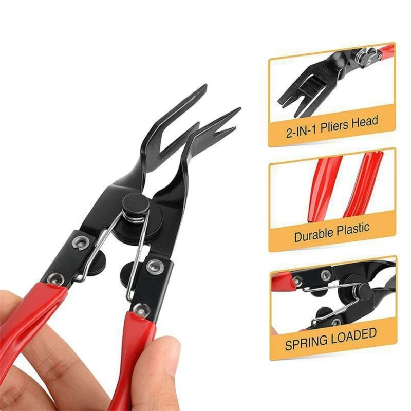 

Headlight Repair Installation Tools Auto Trim Clip Removal Pliers Door Panel Fascia Upholstery Remover Disassembly GTWS