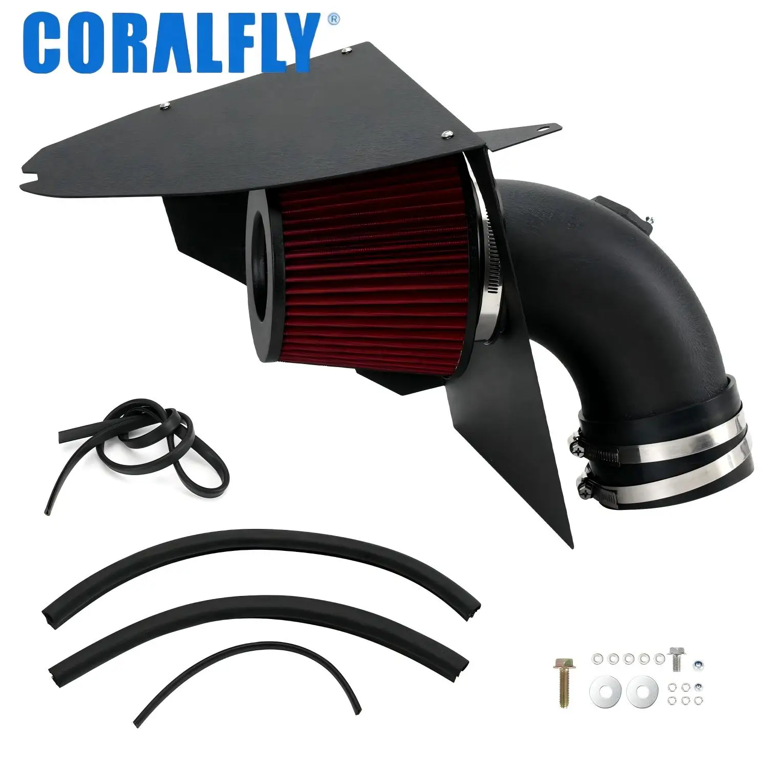 

High Performance 4'' Aluminum Cold Air Intake + Inlet Pipe For BMW 2019+ M340i B58 G20 G21 G23 2022+ M240 IB58 3.0L G42